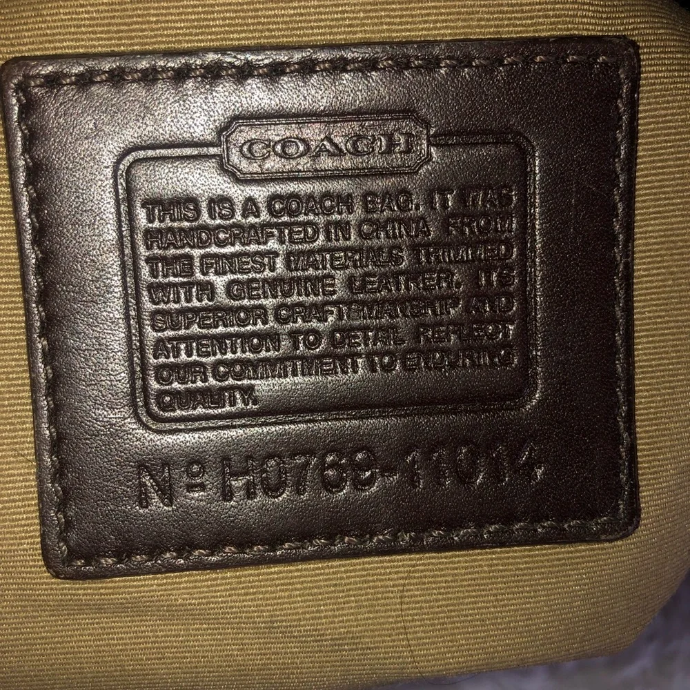 Authentic Coach Purse - Picture 2 of 4